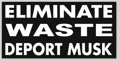ELIMINATE WASTE DEPORT MUSK 6"X 3"
